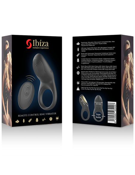 IBIZA - ANILLO VIBRADOR CONTROL REMOTO FULL CONTACT