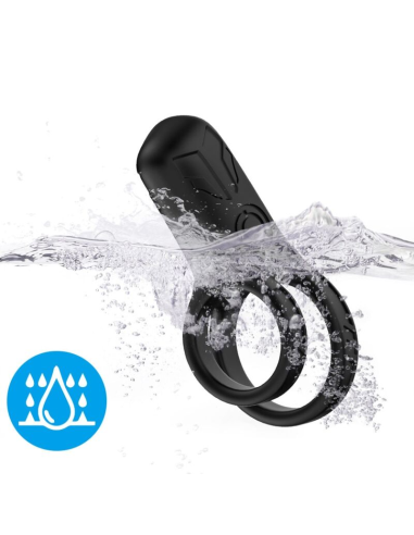 ARMONY - DOBLE ANILLO VIBRADOR NEGRO