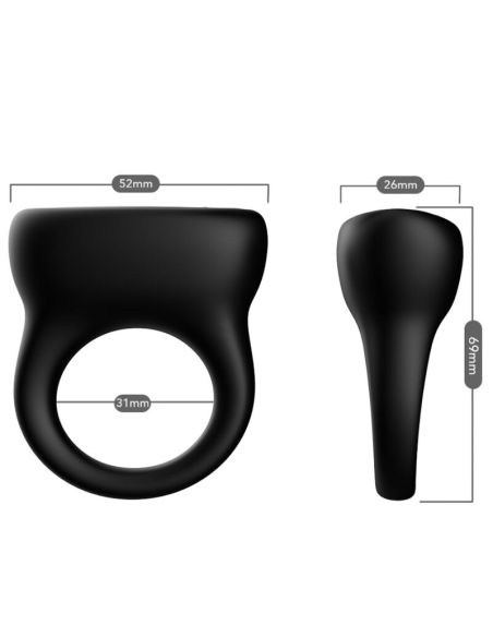 ARMONY - ANILLO VIBRADOR NEGRO