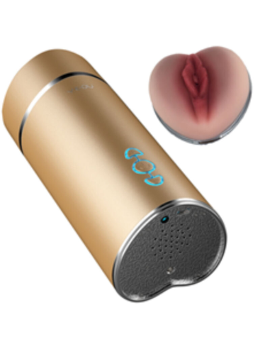 ARMONY - MASTURBADOR VIBRADOR VAGINA DORADO