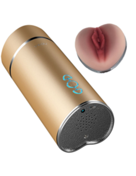 ARMONY - MASTURBADOR VIBRADOR VAGINA DORADO