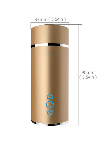 ARMONY - MASTURBADOR VIBRADOR VAGINA DORADO