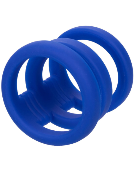 CALEXOTICS - ADMIRAL JAULA TRIPLE PARA PENE AZUL