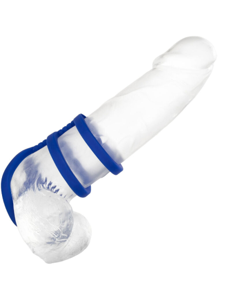 CALEXOTICS - ADMIRAL JAULA TRIPLE PARA PENE AZUL