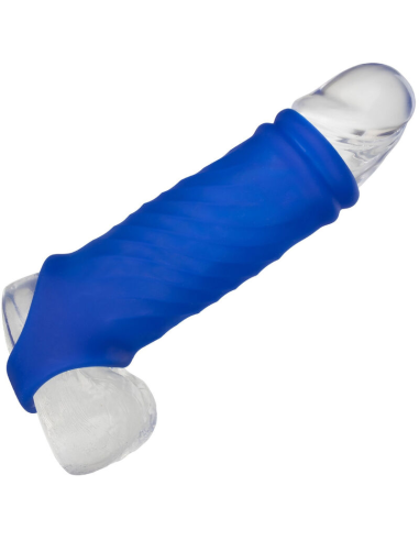 CALEXOTICS - ADMIRAL WAVE FUNDA PENE SILICONA LÍQUIDA AZUL