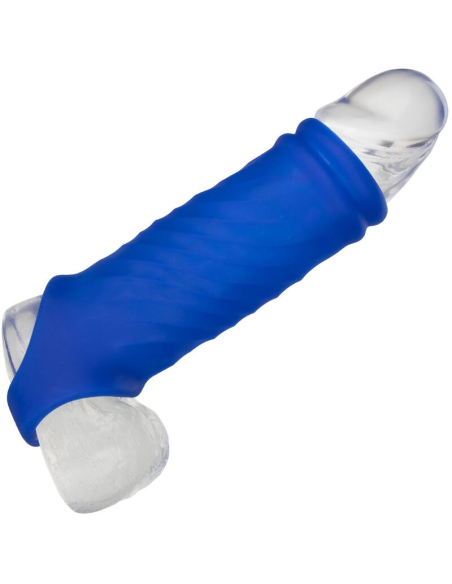 CALEXOTICS - ADMIRAL WAVE FUNDA PENE SILICONA LÍQUIDA AZUL