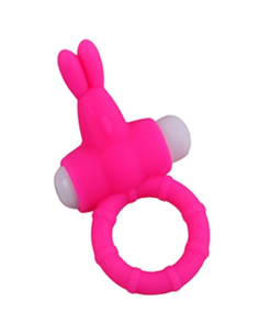 ARMONY - MS BUNNY ANILLO VIBRADOR SILICONA ROSA