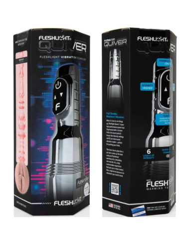 FLESHLIGHT - QUIVER MASTURBADOR VIBRATORIO RECARGABLE VAGINA