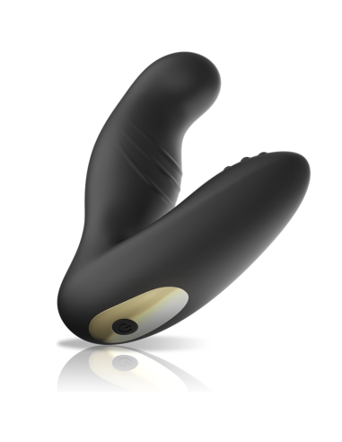 IBIZA - MASAJEADOR ANAL ROTACIÓN Y VIBRACIÓN CONTROL REMOTO 10 x 3.5 CM