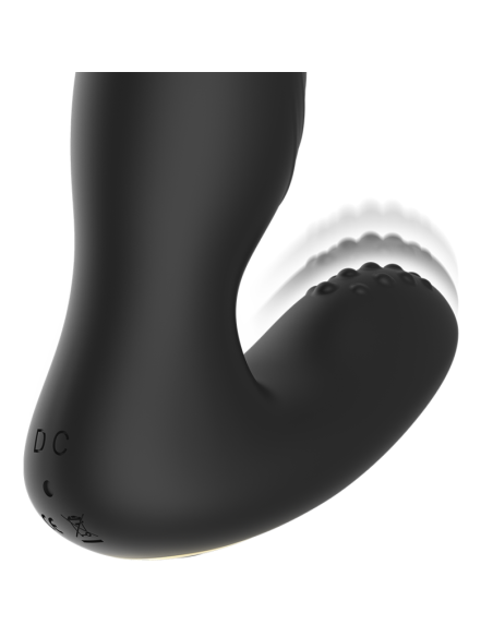 IBIZA - MASAJEADOR ANAL ROTACIÓN Y VIBRACIÓN CONTROL REMOTO 10 x 3.5 CM