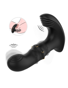 ARMONY - VIBRADOR ANAL PRÓSTATA CONTROL REMOTO NEGRO