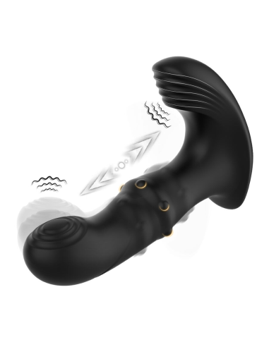 ARMONY - VIBRADOR ANAL PRÓSTATA CONTROL REMOTO NEGRO