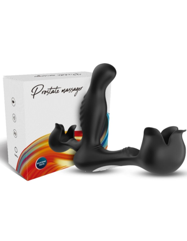 ARMONY - SURROUND VIBRADOR ANAL and ESTIMULADOR TESTÍCULOS CONTROL REMOTO NEGRO