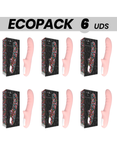 ECOPACK 6 UDS - MIA PISA VIBRADOR ROTADOR ROSA