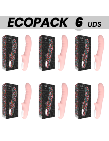 ECOPACK 6 UDS - MIA PISA VIBRADOR ROTADOR ROSA
