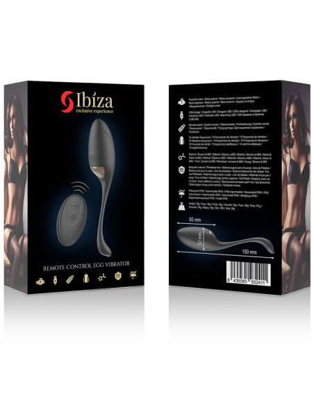 IBIZA - POTENTE HUEVO VIBRADOR CONTROL REMOTO