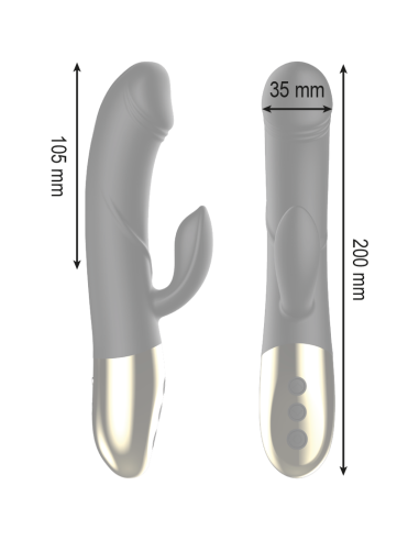 IBIZA - POTENTE VIBRADOR ANATÓMICO CON RABBIT