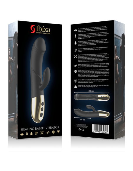 IBIZA - POTENTE VIBRADOR ANATÓMICO CON RABBIT