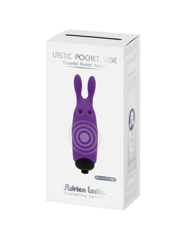 ADRIEN LASTIC - LASTIC POCKET VIBRADOR DE BOLSILLO CONEJO VIOLETA
