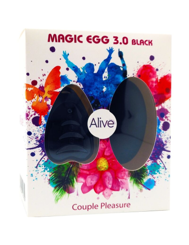 ALIVE - MAGIC EGG 3.0 HUEVO VIBRADOR CONTROL REMOTO NEGRO