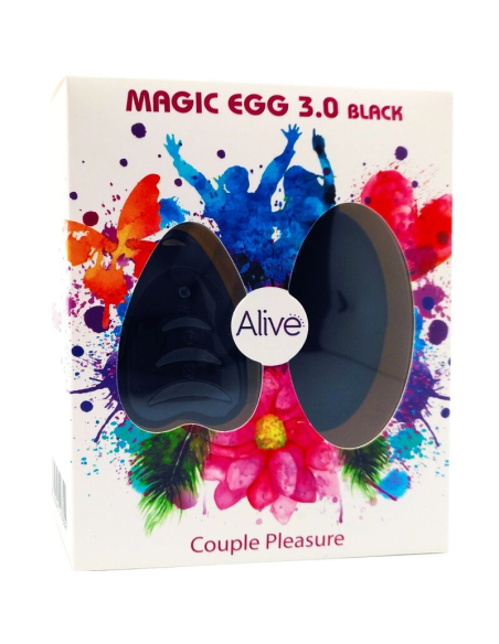 ALIVE - MAGIC EGG 3.0 HUEVO VIBRADOR CONTROL REMOTO NEGRO
