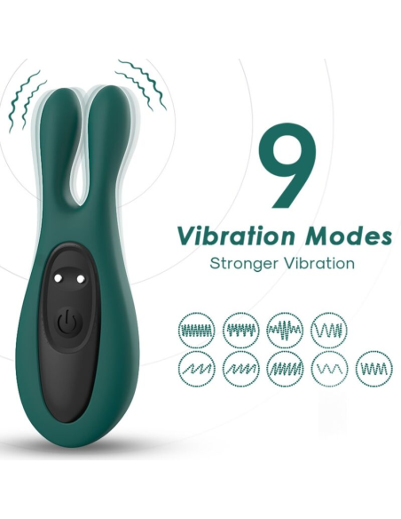 ARMONY - ESTIMULADOR and VIBRADOR RABBIT VERDE