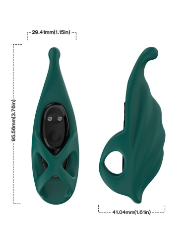 ARMONY - DEDAL ESTIMULADOR and VIBRADOR VERDE