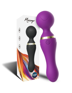 ARMONY - FREEZA MASAJEADOR and VIBRADOR CABEZA FLEXIBLE VIOLETA
