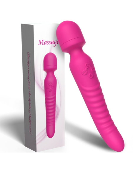 ARMONY - MISSION MASAJEADOR and VIBRADOR EFECTO CALOR FUCSIA