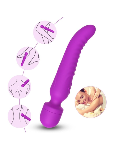 ARMONY - MISSION MASAJEADOR and VIBRADOR EFECTO CALOR VIOLETA