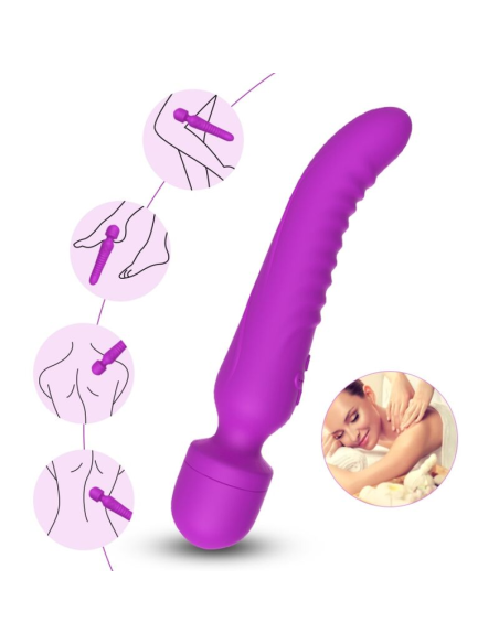 ARMONY - MISSION MASAJEADOR and VIBRADOR EFECTO CALOR VIOLETA