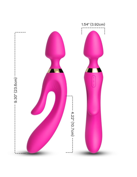 ARMONY - MASAJEADOR and VIBRADOR RABBIT FUCSIA