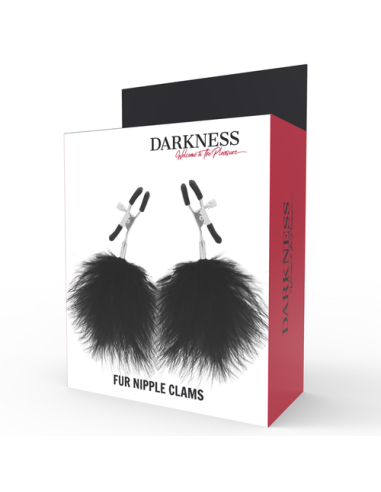 DARKNESS - PINZAS PARA PEZONES CON POMPONES | SexPlace.MX