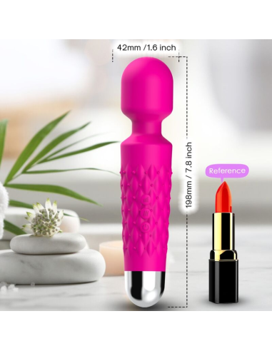 ARMONY - POSTMAN MASAJEADOR and VIBRADOR CABEZA FLEXIBLE FUCSIA
