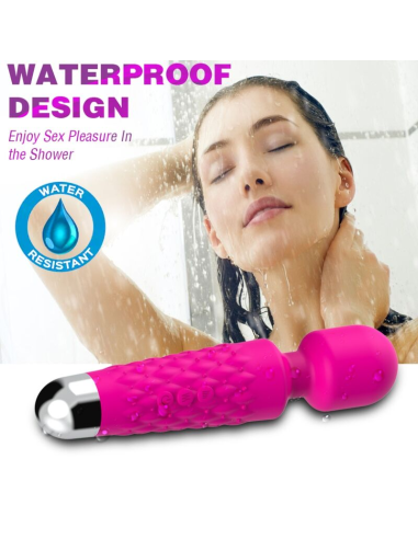 ARMONY - POSTMAN MASAJEADOR and VIBRADOR CABEZA FLEXIBLE FUCSIA