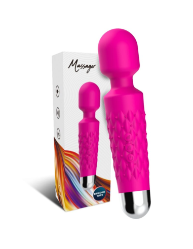 ARMONY - POSTMAN MASAJEADOR and VIBRADOR CABEZA FLEXIBLE FUCSIA