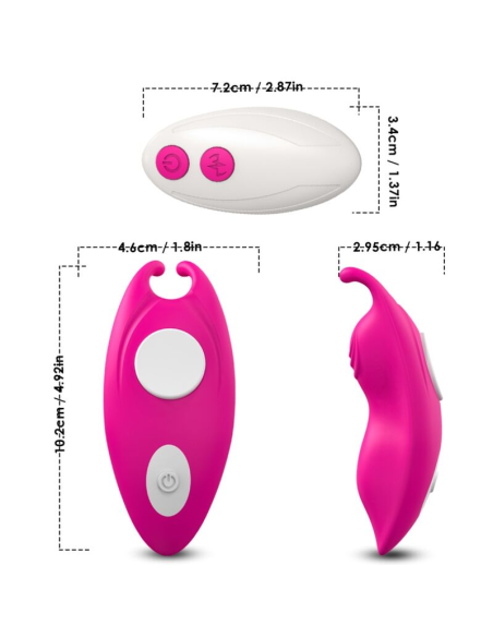 ARMONY - HONEYBEE PANTIES VIBRADOR PUNTO G CONTROL REMOTO FUCSIA
