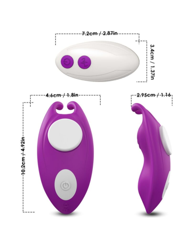 ARMONY - HONEYBEE PANTIES VIBRADOR PUNTO G CONTROL REMOTO VIOLETA