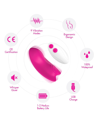 ARMONY - BUTTERFLY PANTIES VIBRADOR CONTROL REMOTO VIOLETA
