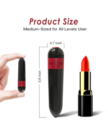 ARMONY - ROCKET BALA VIBRADORA CONTROL REMOTO NEGRO