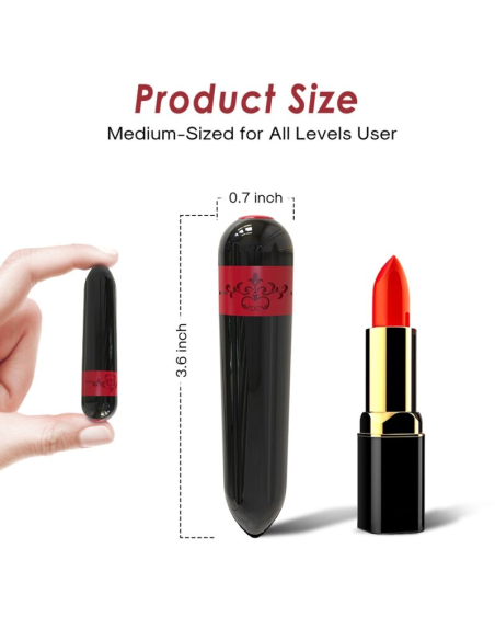 ARMONY - ROCKET BALA VIBRADORA CONTROL REMOTO NEGRO