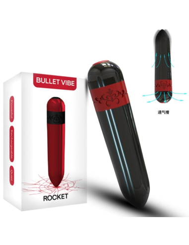 ARMONY - ROCKET BALA VIBRADORA CONTROL REMOTO NEGRO
