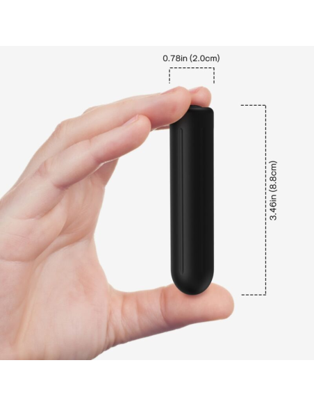 ARMONY - WARHEAD BALA VIBRADORA NEGRO 2 CM x 8.8 CM