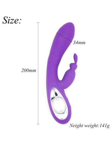 ARMONY - BELLA VIBRADOR RABBIT PULL RING VIOLETA