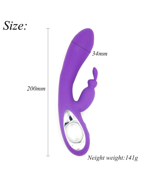 ARMONY - BELLA VIBRADOR RABBIT PULL RING VIOLETA
