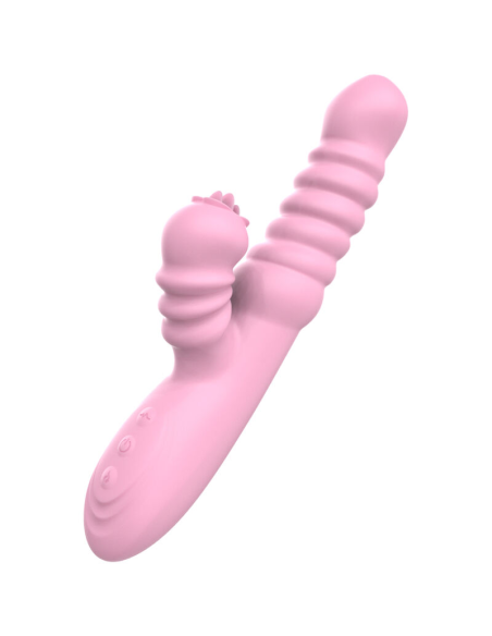 ARMONY - VIBRADOR MULTIFUNCION CON LENGUA ESTIMULADORA EFECTO CALOR ROSA
