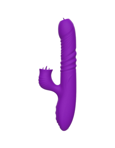 ARMONY - FULLY GSPOT VIBRADOR RABBIT CON LENGUA ESTIMULADORA EFECTO CALOR VIOLETA