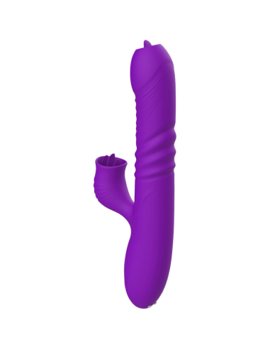 ARMONY - FULLY GSPOT VIBRADOR RABBIT CON LENGUA ESTIMULADORA EFECTO CALOR VIOLETA