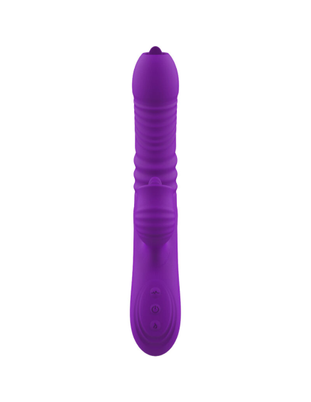 ARMONY - FULLY GSPOT VIBRADOR RABBIT CON LENGUA ESTIMULADORA EFECTO CALOR VIOLETA