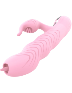 ARMONY - MARCIA VIBRADOR and THRUSTING DOBLE LENGUA EFECTO CALOR ROSA